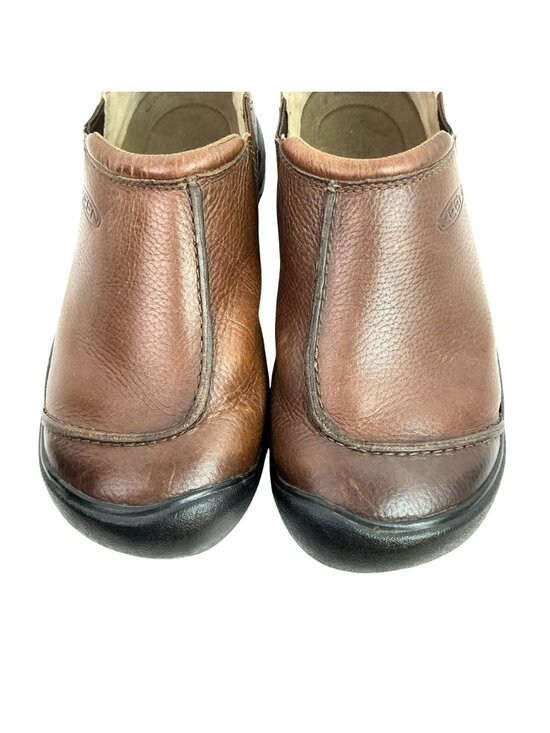 Keen Ashland Leather Slip-On Loafers Mens 9.5 Brown main image 8